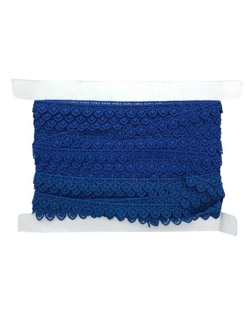 20,20 Mt Passamaneria Pizzo Macramè Pezza Puntina Croce Alto 18 Mm