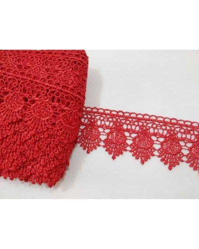 Passamaneria Pizzo Macramè Punta Ovale Triangolo Alto 5 Cm