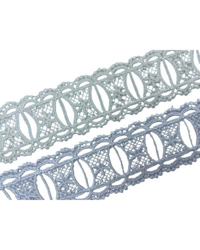 Passamaneria Pizzo Macramè Passanastro Tramezzo Ricamo Fiore Stella Alto 4 Cm