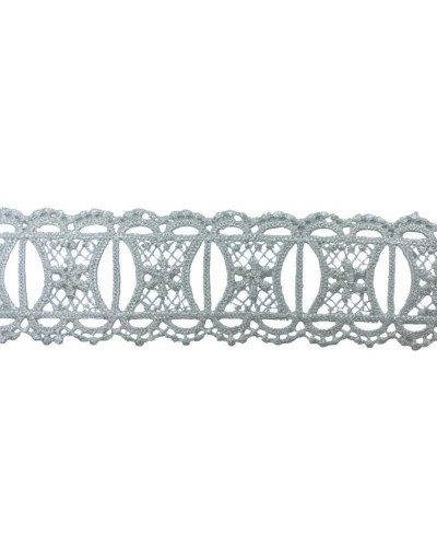 Passamaneria Pizzo Macramè Passanastro Tramezzo Ricamo Fiore Stella Alto 4 Cm