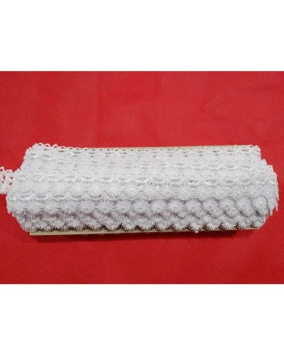 Passamaneria Pizzo Macramè Puntina Fiorellino Ricamato, H. 2 cm
