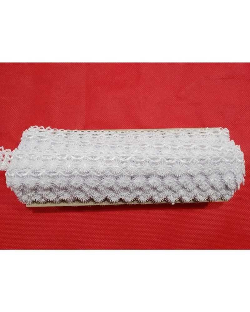 19,50 Mt Passamaneria Macramè Pizzo Puntina Merletto Alto 2 Cm