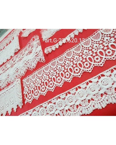 Stok Kit 10 Pezzi Assortiti Macramè Tulle Merletto Lavoretti Bambole