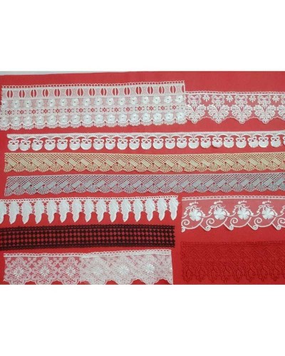 Stok Kit 10 Pezzi Assortiti Macramè Merletto Lavoretti Bambole