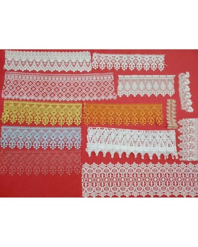 Stok Kit 10 Pezzi Assortiti Colorato Macramè Merletto Lavoretti Bambole