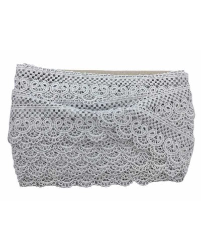 19 Mt Passamaneria Pizzo Macramè Merletto Archetti Smerlato Alto 5 cm