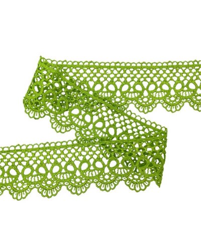 19 Mt Passamaneria Pizzo Macramè Merletto Archetti Smerlato Alto 5 cm