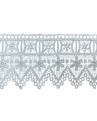 19,30 Mt Passamaneria Macramè Pizzo Punta Passanastro Fiore Alto 75 Mm