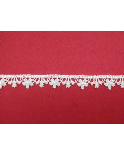 18,80 Mt Passamaneria Macramè Merletto Puntina Fiorellino Alto 1 Cm