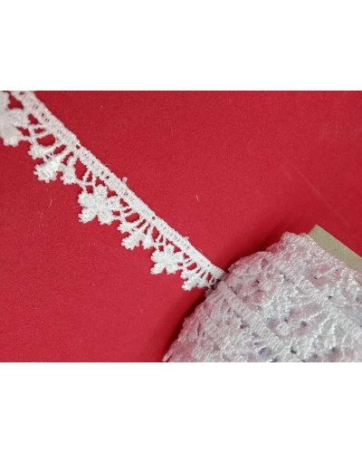 18,80 Mt Passamaneria Macramè Merletto Puntina Fiorellino Alto 1 Cm