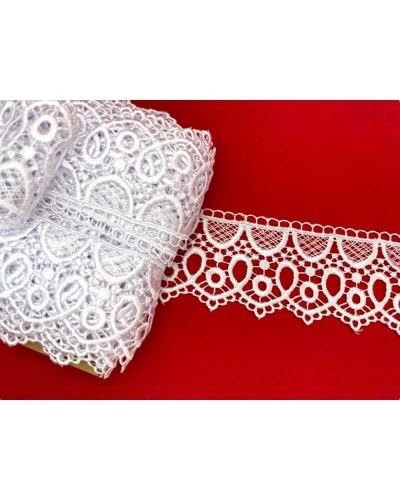 Passamaneria Pizzo Macramè Merletto Forma Cuore Alto 6 Cm