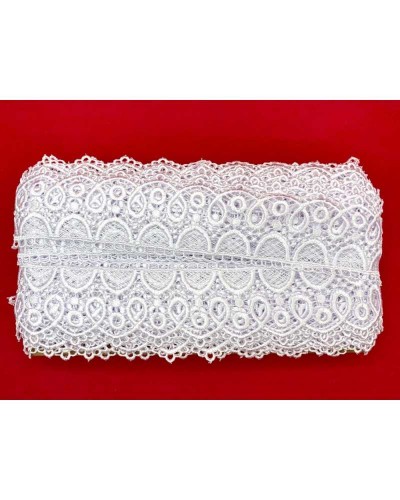 Passamaneria Pizzo Macramè Merletto Forma Cuore Alto 6 Cm