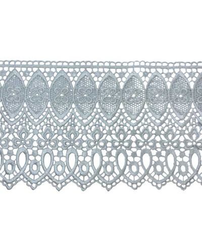 24,50 Mt Passamaneria Pizzo Macramè Punta Smerlato Trifoglio Cuore Alto 15 Cm