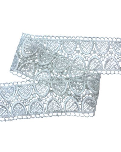 Passamaneria Pizzo Macramè Merletto Tramezzo Bordo Forma Archi Alto 6 Cm