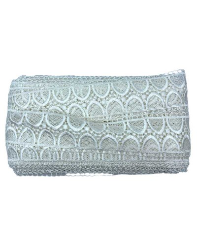Passamaneria Pizzo Macramè Merletto Tramezzo Bordo Forma Archi Alto 6 Cm