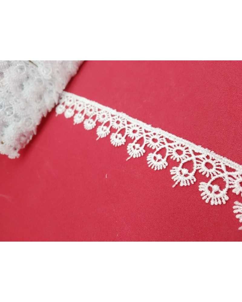 Passamaneria Pizzo Macramè Merletto Fiore Puntina Alto 2 Cm