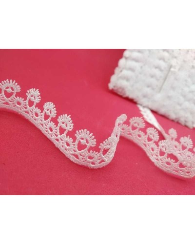 Passamaneria Pizzo Macramè Merletto Fiore Puntina Alto 2 Cm