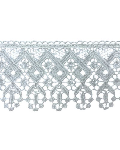 Mt 19,50 Passamaneria 4G4355 Pizzo Merletto Macramè Alto 8 Cm