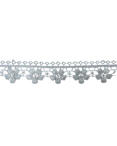 Passamaneria Pizzo Merletto Macramè Fiore Ritagliabile Alto 2 Cm