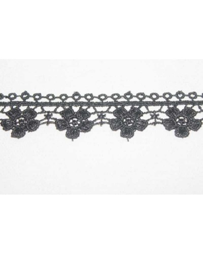 19 Mt Pizzo Merletto Macramè Fiore Ritagliabile Alto 2 Cm