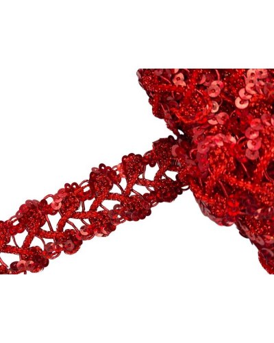 Passamaneria FS Paillettes Pizzo Tramezzo Bordo Alto 2,5 Cm