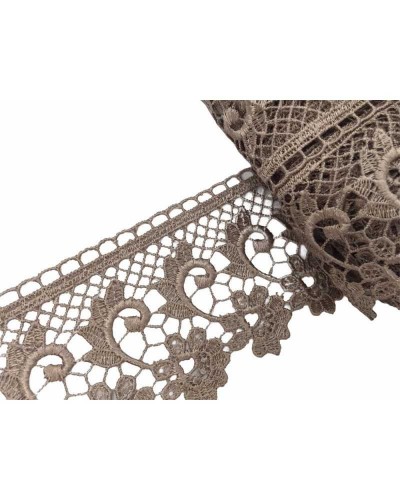 Passamaneria Pizzo Macramè Merletto Fiore Punta Smerlato Alto 6 Cm