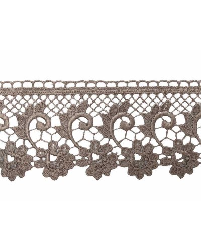 19,30 Mt Passamaneria Pizzo Macramè Merletto Fiore Punta Smerlato Alto 6 Cm