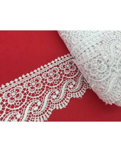 Passamaneria Merletto Pizzo Macramè Smerlo Punta Fiore Onda Alto 6 Cm