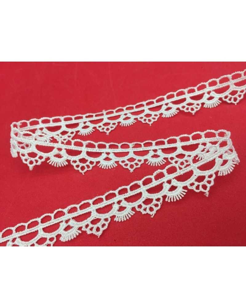 Passamaneria Merletto Pizzo Macramè Punta Archetto Sfrangiato Alto 2 Cm