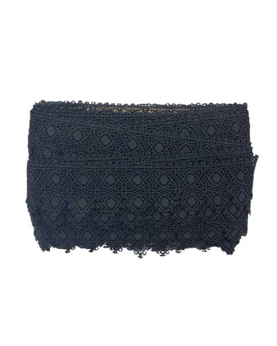 Passamaneria Pizzo Macramè Merletto Ricamo Punta Fiore Rombo Smerlato Alto 55 Mm