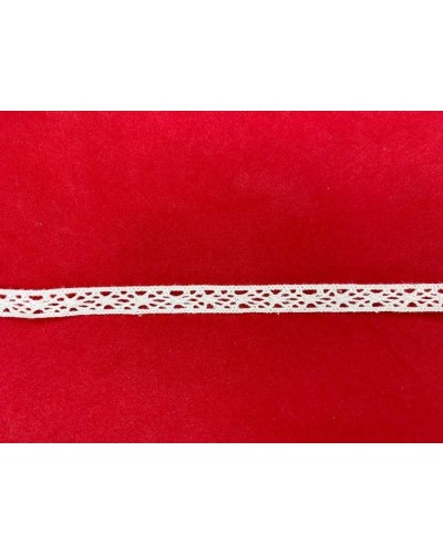 Passamaneria Merletto Bordino Tramezzo Piccolo Cotone Tipo Uncinetto Alto 1 Cm