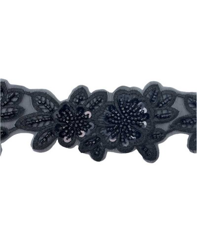 50 Cm Passamaneria Applicazione Bordo Pizzo Ricamo Perlina Alto 5 Cm
