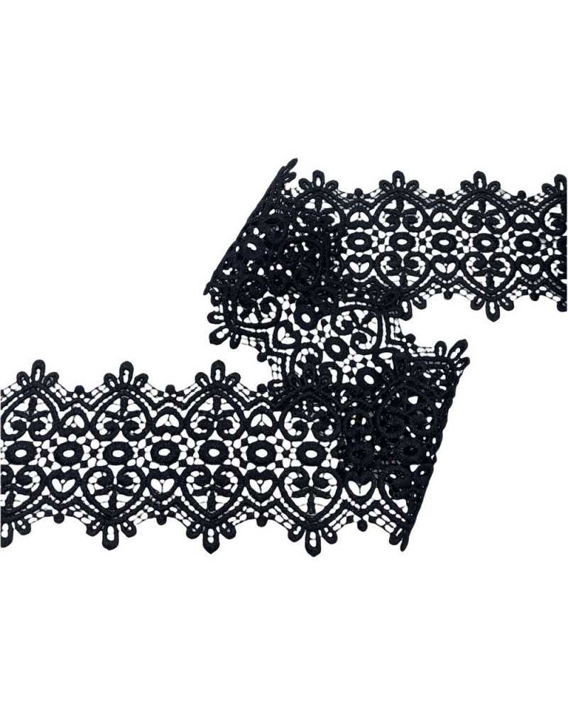 50 Cm Passamaneria Pizzo Tramezzo Smerlato Macramè Lurex Merletto Ricamo Ghirigoro Alto 11 Cm