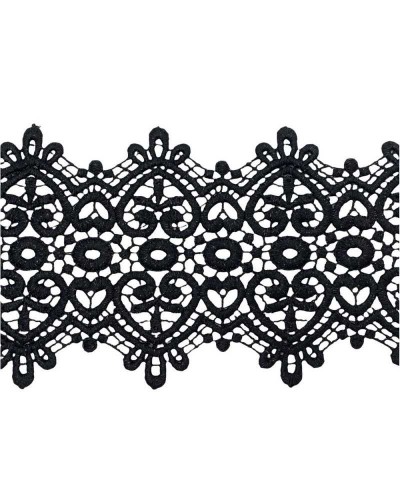 50 Cm Passamaneria Pizzo Tramezzo Smerlato Macramè Lurex Merletto Ricamo Ghirigoro Alto 11 Cm