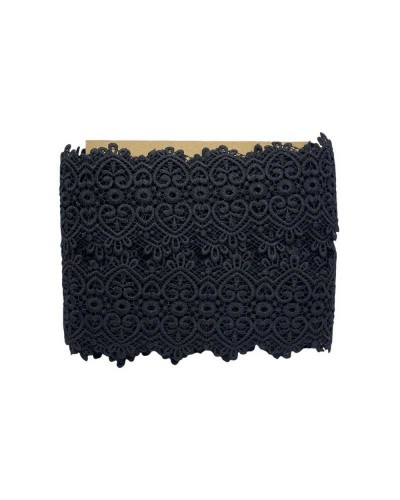 50 Cm Passamaneria Pizzo Tramezzo Smerlato Macramè Lurex Merletto Ricamo Ghirigoro Alto 11 Cm