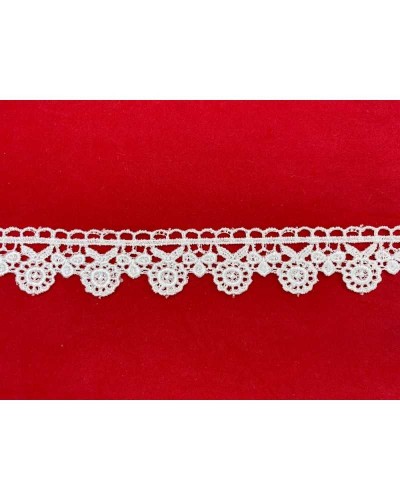 Passamaneria Smerlo Fiore Pizzo Merletto Macramè Alto 3 Cm