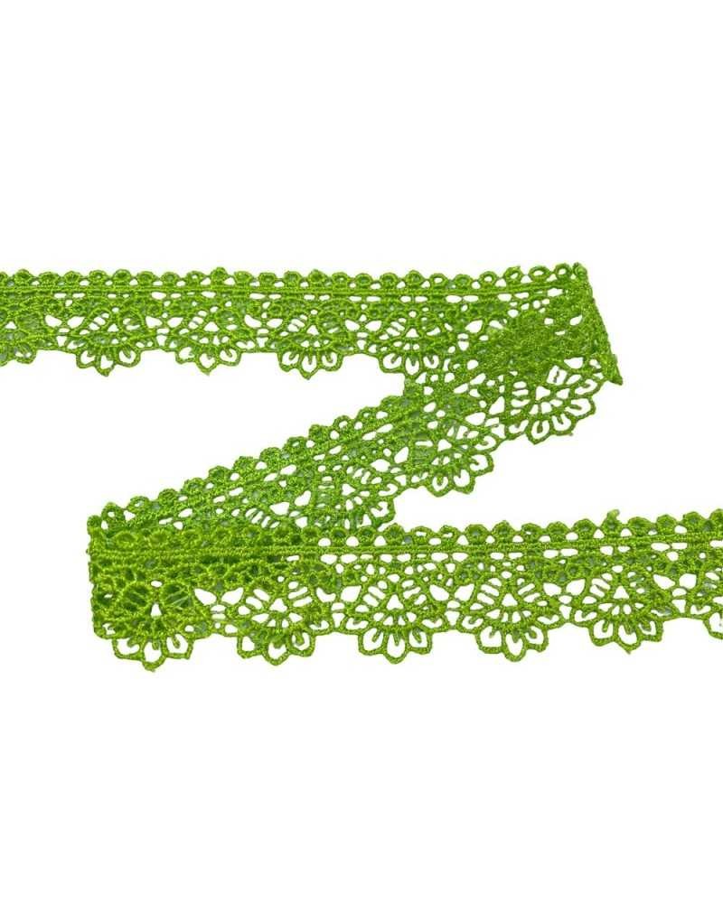 Passamaneria Pizzo Macramè Merletto Fiore Campanella Smerlato Alto 2,5 Cm