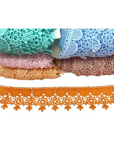 Passamaneria Pizzo Macramè Merletto Fiore Smerlato Alto 6 Cm