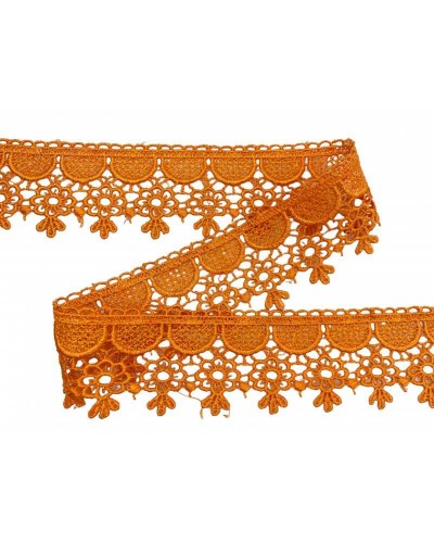 Passamaneria Pizzo Macramè Merletto Fiore Smerlato Alto 6 Cm