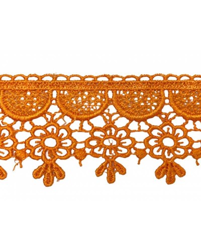Passamaneria Pizzo Macramè Merletto Fiore Smerlato Alto 6 Cm