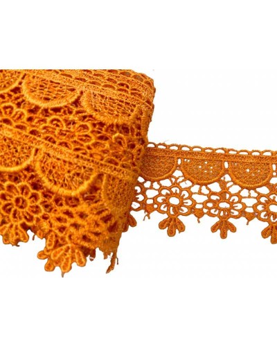 Passamaneria Pizzo Macramè Merletto Fiore Smerlato Alto 6 Cm