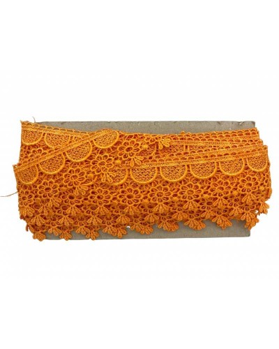 Passamaneria Pizzo Macramè Merletto Fiore Smerlato Alto 6 Cm