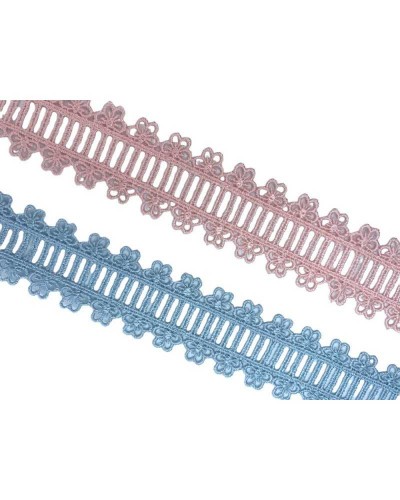 Passamaneria Pizzo Passanastro Ricamo Fiorellino Tramezzo Macramè Alto 3 Cm