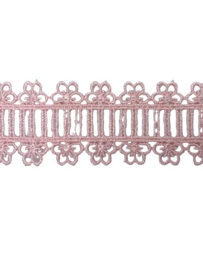 Passamaneria Pizzo Passanastro Ricamo Fiorellino Tramezzo Macramè Alto 3 Cm