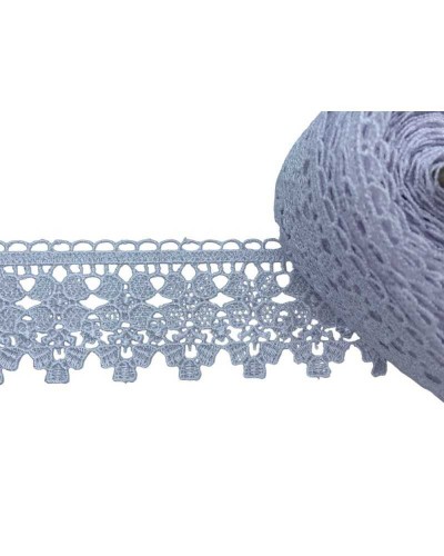Passamaneria Pizzo Merletto Macramè Fiore Trifoglio Alto 6 Cm
