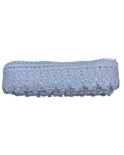 Passamaneria Pizzo Merletto Macramè Fiore Trifoglio Alto 6 Cm