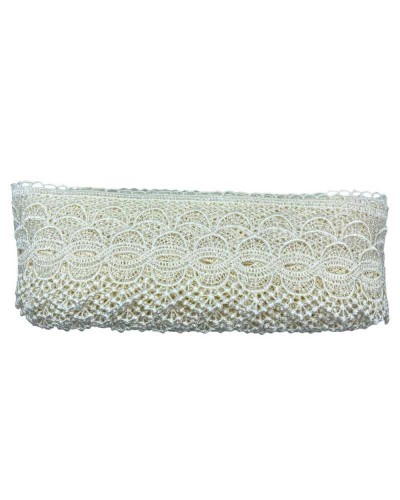 Passamaneria Pizzo Macramè Punta Disegno Archi Smerlato Alto 10 Cm
