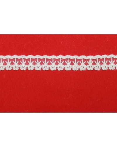 Passamaneria Pizzo Macramè Merletto Rebrodè Avorio Ricamo Fiore Smerlato Alto 2 Cm