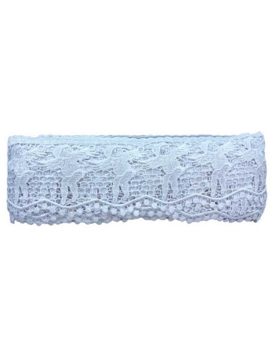 50 Cm Passamaneria Merletto Pizzo Macramè Sacro Ricamo Angelo Punta Pois Alto 9 Cm