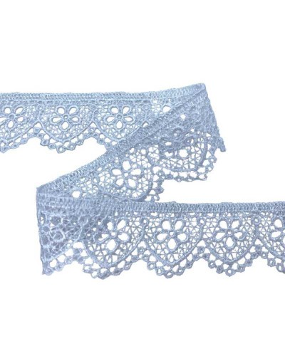 Passamaneria Pizzo Macramè Merletto Ricamo Fiore Smerlato Alto 3 Cm